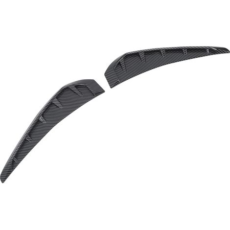 Set aus 2 seitlichen Lufteinlassabdeckungen für die hinteren Kotflügel, elegant, langlebig und dekorativ, für verbesserte Belüftung, kompatibel mit BMW 1er E90 und E91, Carbonfaser-Optik. (1/5)