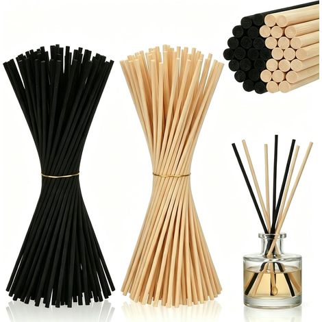 100 x Fragrance Diffuser Sticks 20 cm x 3 mm Replacement Sticks (1/5)