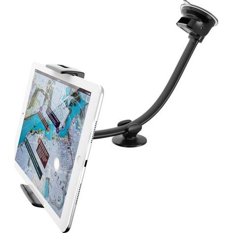 Autohalterung für Mobiltelefone, 360° iPad-Halterung für Armaturenbrett/Windschutzscheibe, Saugnapf-Handyhalterung, kompatibel mit iPad, iPhone, Samsung und Geräten von 4-11 Zoll (1/5)
