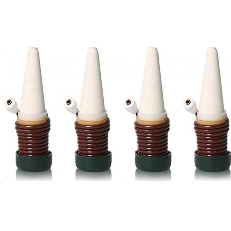 BEBUSINGOTO Stück Wasserspender, selbstbewässernde Tropfer aus Keramik, Tropfbewässerungssystem, für Spike-Pflanzen, Blumensystem (1/5)