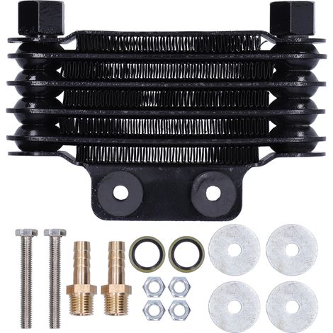 Accessoire universel de radiateur de refroidissement de refroidisseur d'huile moteur pour motos 125-250CC ATV Dirt Bike