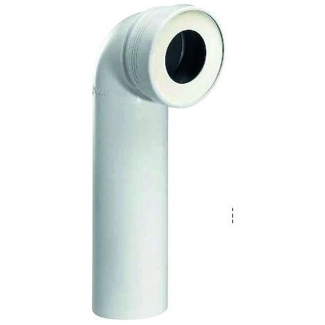 Siamp – Tube d'évacuation PVC 100mm – Longueur 330mm – Joint élastomère pour étanchéité – Accessoire évacuation WC