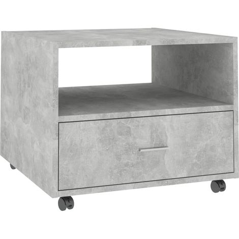 Maison Exclusive - Tavolino Salotto Grigio Cemento 55x55x40 cm Legno Multistrato