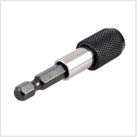 Porte-embout hexagonal 6,35 mm x 60 mm avec rallonge magnétique pour tournevis S