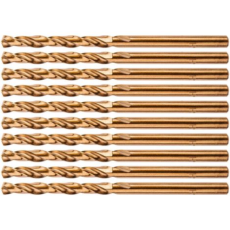 Punte da trapano per metallo HSS-Co da 4,2 mm, 10 pezzi.