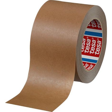 Cinta adhesiva tesa Kraft color chamois 75 mm 50 m (1/2)