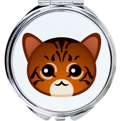 Cat toyger - specchio tascabile per borsetta di Art-Dog (1/5)