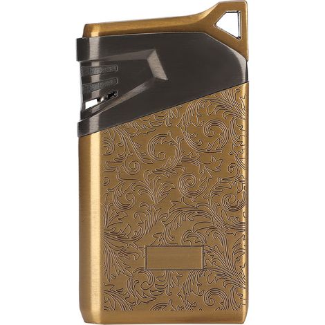 Briquet électrique à double arc sans flamme, résistant au vent pour collectionneurs (Bronze) (1/5)