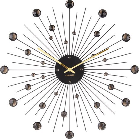 Horloge ronde en métal Sunburst 50 cm (1/3)