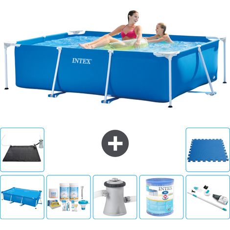 Intex Piscina con struttura Rettangolare - 220x150x60 cm - 7-pezzi  S30060