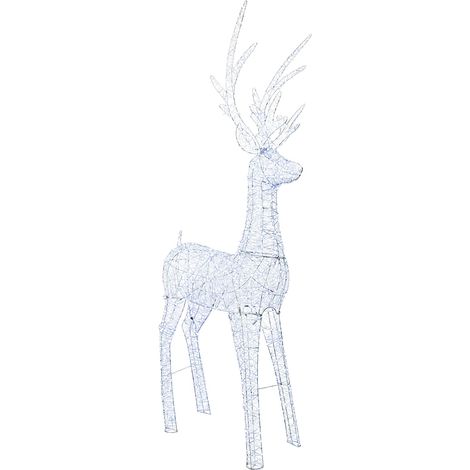 Christmas LED Reindeer Motif Light 1000 LEDs Cold White vidaXL (1/5)