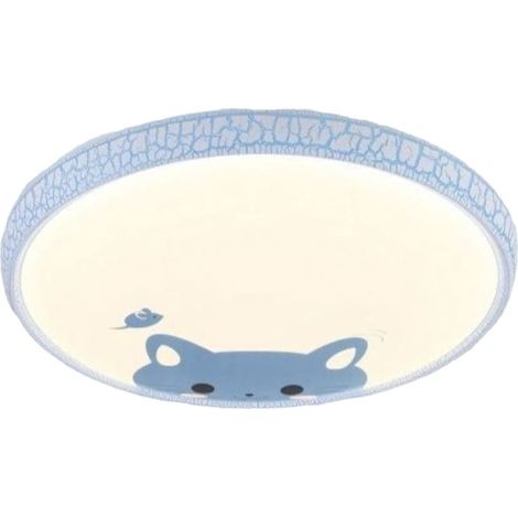 Trade Shop - Plafoniera Lampadario Camera Bambini Luce Naturale 4000k 30w 1300lm 410x60mm 98084 - (1/3)