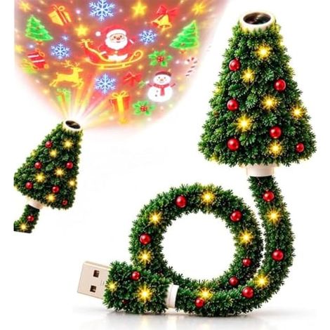 Christmas Tree Ceiling Projector, Plug and Play HD Christmas Projector (1/5)