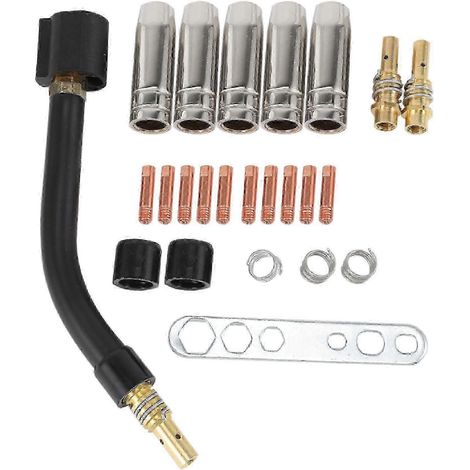 Kit de 24 pièces d'usure pour tubes de contact MIG/MB15 - Accessoires de soudage MIG - Référence : P20211224930 (1/5)