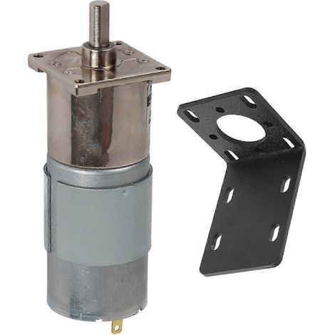24V Gleichstrommotor XD42GA755, Permanentmagnet-Getriebe, niedrige Drehzahl 20 U/min, Montagehalterung, Drehrichtung im Uhrzeigersinn/gegen den Uhrzeigersinn, Sportsteuerung, kompakter Mikromotor. (1/5)