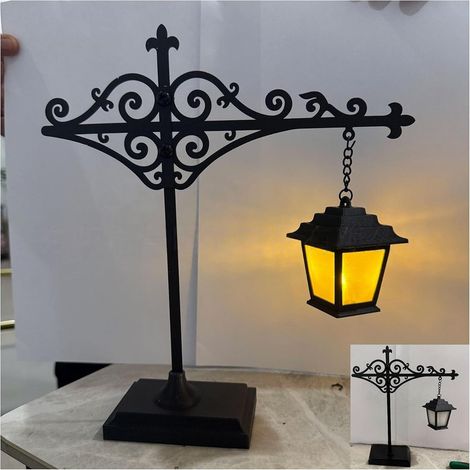 Lampe de bibliothèque vintage, éclairage décoratif LED pour étagère avec socle, lampe de lecture d'angle confortable pour étagère et maisonB (1/5)