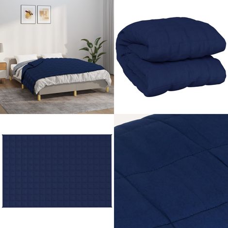 Gewichtsdecke Blau 122x183 cm 5 kg Stoff - Schlafhilfe - Schlafprobleme (1/5)