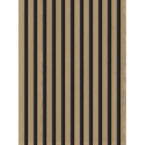 Mexen Lam-B lamas de pared 275 x 30 cm, tablero HDF de 4 mm, chapa t茅cnica, Roble Noble - S100-275307-3015-004 (1/5)