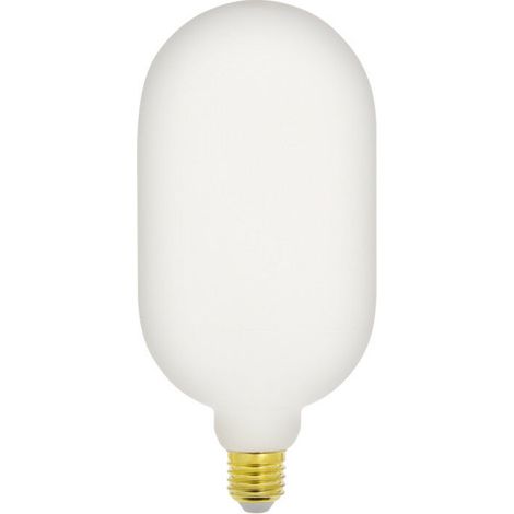 Ampolla LED decorativa per bombola di gas, vetro smerigliato opalino, attacco E27, 8 W (equivalente a 60 W), 806 lm, luce bianca neutra