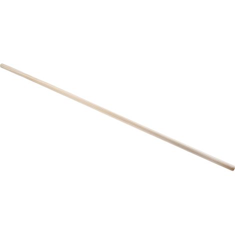 Manche à balais en Bois Naturel 1.2m ( Prix pour 1 ) (1/2)