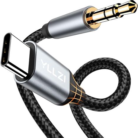 Câble USB C vers 3,5mm Jack, 1.2M Câble Adaptateur Jack Audio auxiliaire (1/5)