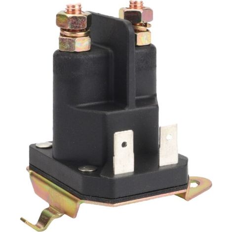 Relais de Démarrage 12V Compatible avec Trombetta 862-1241-211-12, Solénoïde de Démarreur pour Tondeuse Autoportée, Tracteur de Pelouse, Motoneige et Voiture de Golf, Remplacement 532192507 (1/5)