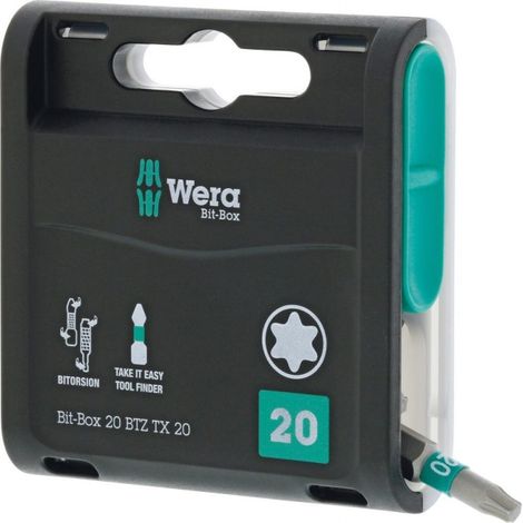 Surtido De Puntas 20 Btz T20X 25Mm 20Er Box Wera