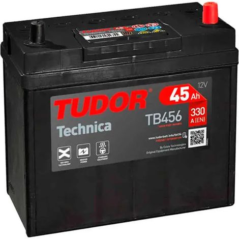 Tudor TB456 Batería de Coche 45Ah 330A EN