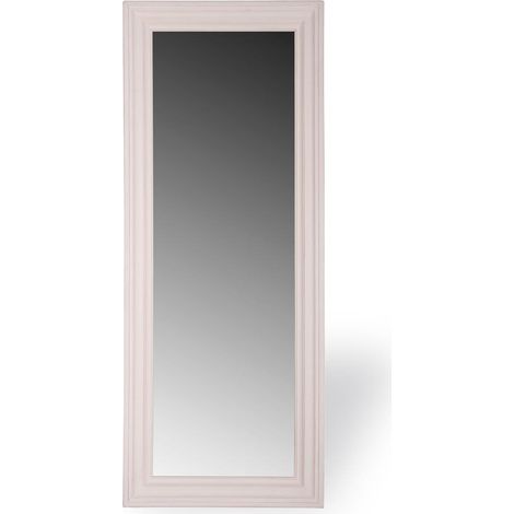 Miroir - Bois - Blanc - Décoration d'Autrefois