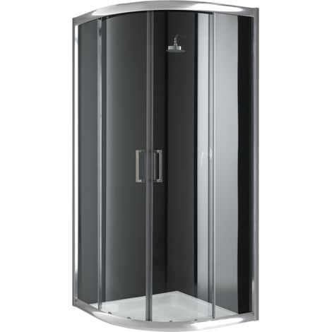 Duschkabine halbrund Klarglas h 198 mod. Alabama 90x90 cm (1/5)
