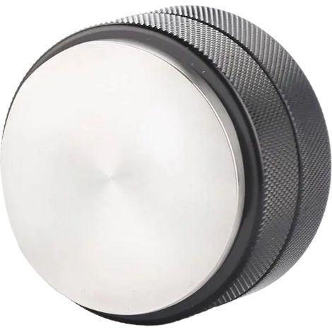 Presse à café en acier inoxydable à trois feuilles, presse à poudre, marteau à poudre réglable à double tête et quatre feuilles. (1/5)