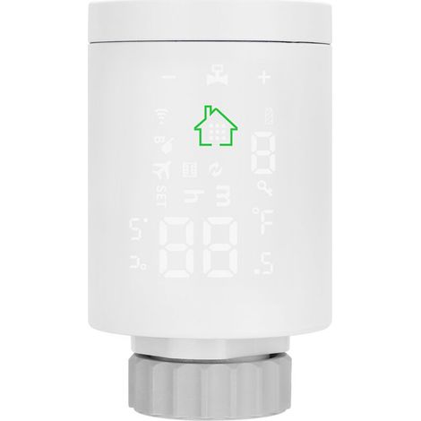 Actionneur de radiateur intelligent Tuya ZIGBEE3.0, vanne thermostatique programmable, contrôleur de température, commande vocale (1/5)