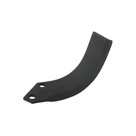 Cuchillo recto para fresadora trasera compatible con Carraro - Longitud: 160 mm. Tipo de trabajo.