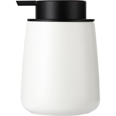 Dispenser di sapone, ricaricabile, disinfettante per le mani schiumogeno con pompa Easy Push (bianco) (1/4)