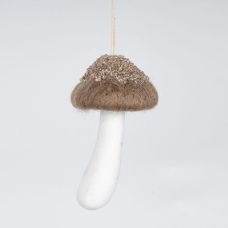 2 decoraciones navideñas en forma de champiñón (1/3)