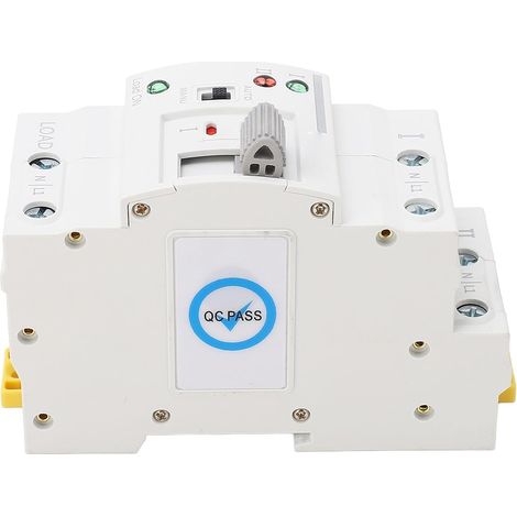 Commutateur de Transfert Automatique, Commutateur de Transfert Automatique à Double Puissance 2P 25A, Commutateur de Commutation ATS Compact pour les Réseaux électriques et les (1/5)