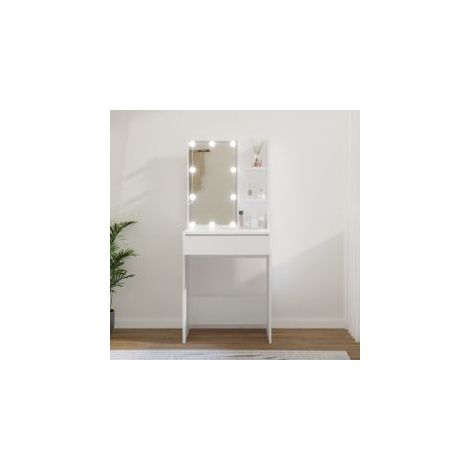 Coiffeuse avec LED blanc 60x40x140 (1/5)