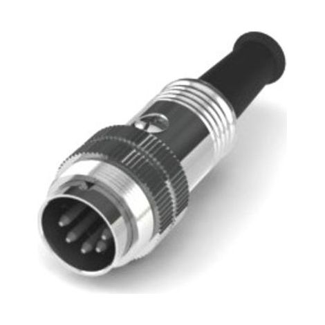 Connecteur DIN RS PRO, 5 contacts, Mâle, Montage sur câble, A souder M16 ( Prix pour 1 )