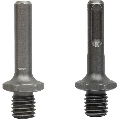 Ulisem 2 pcs M14 filetage extérieur pour SDS Plus adaptateur triangulaire intérieur et intérieur pour perçage avec meuleuses (1/4)