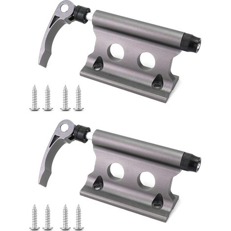 2 Pièces Support De Fourche De Vélo, Dégagement Rapide en Alliage D'aluminium, Support Velo Voiture, pour Camion, SUV Et Remorque (1/5)