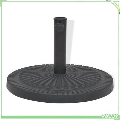 Socle de parasol - FAFEICY - 43657 - Rond - Résine 14 kg - Tube Ø57 mm (1/5)