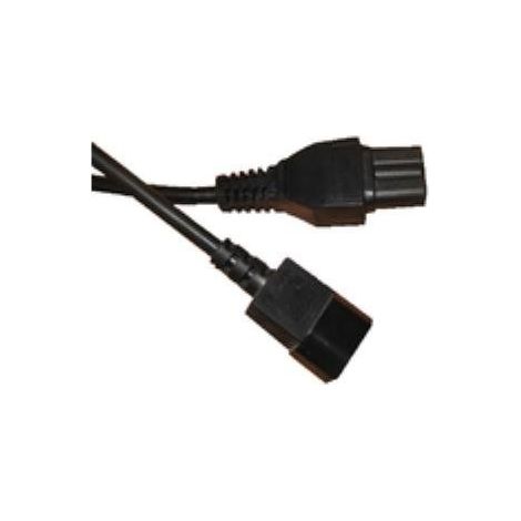 Microconnect PE011400 cable de transmisión Negro 2,5 m C14 acoplador C15 acoplador (1/3)