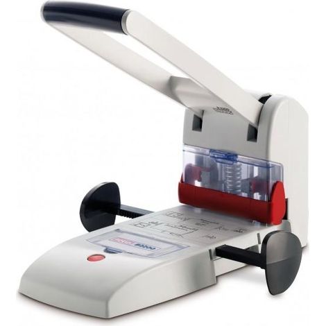 Novus Taladro moderno gris claro para oficina 200 hojas