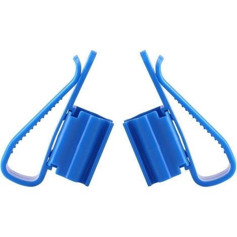 2 Stück Schlauchschellen, Kunststoff-Schlauchschellen, verstellbar für Wasserleitungen, Aquarium-Befestigungsklemme, Rohrhalter für 8–16 mm Wasserleitungen (1/4)
