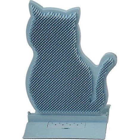 Brosse de massage pour chat, outil de massage mural d'angle pour soulager les démangeaisons, peigne de toilettage pour animaux, rose (1/5)
