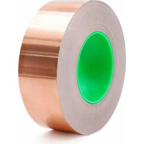Ruban Cuivre Répulsif Anti Limaces X Protection Autocollant Escargot Blindage Emi Feuille De Contre Les Escargots 50 Mm 20 M (1/5)