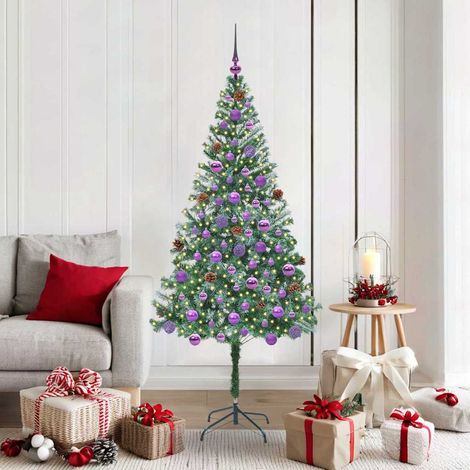 Künstlicher Weihnachtsbaum Grün 180 cm PVC und Stahl