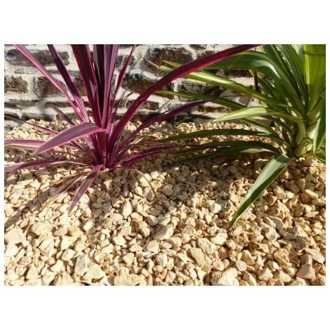 Gravier Jaune Doux 10-20 Pack de 25 M² - 50 sacs - 1000 kg