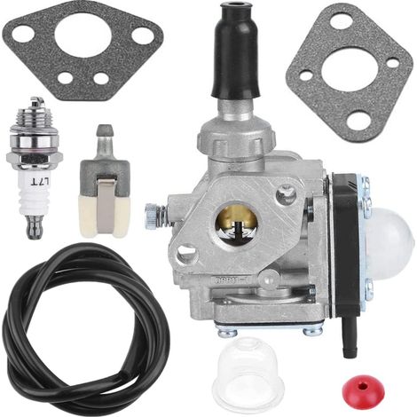 Kit de carburateur pour Moteur Tondeuse à Gazon Outil de Jardinage extérieur, avec Joint de Ligne de Carburant Bougie d'allumage pièces de Moteur (1/5)