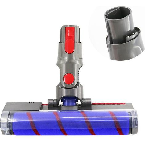 Compatible Dyson Brosse turbo motorisée pour V10 slim / V12 slim - Tête de nettoyage mince et efficace pour sols (1/5)